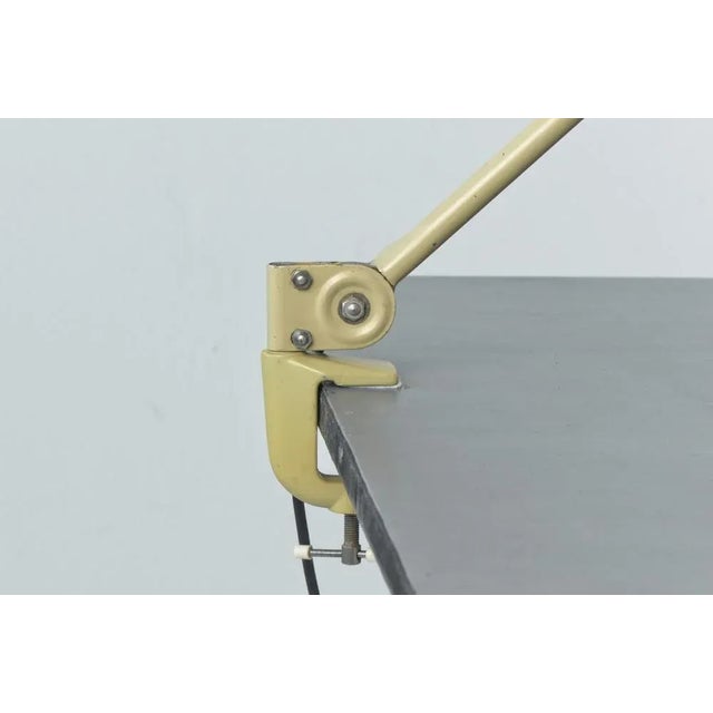 Swiss Cream-Colored Clamp Table Lamp from b.a.g. Turgi, 1930s For Sale - Image 12 of 18