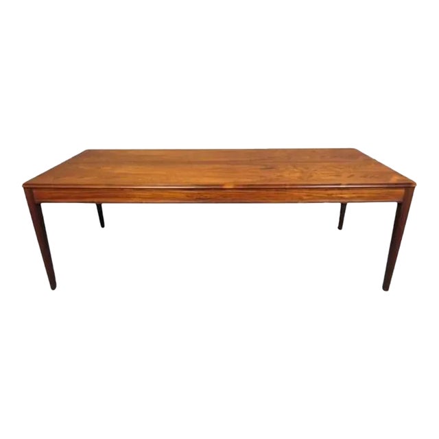 Mid-Century Rosewood Coffee Table For Sale