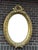 Gold 1960 French Louis XVI Gold Beech Oval Wall Mirror 1pc For Sale - Image 8 of 18