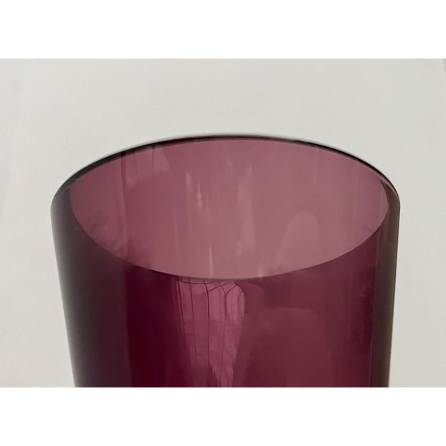 Mid-Century Diabolo Glass Vase from Ingrid Glas, Germany, 1960s For Sale - Image 12 of 14