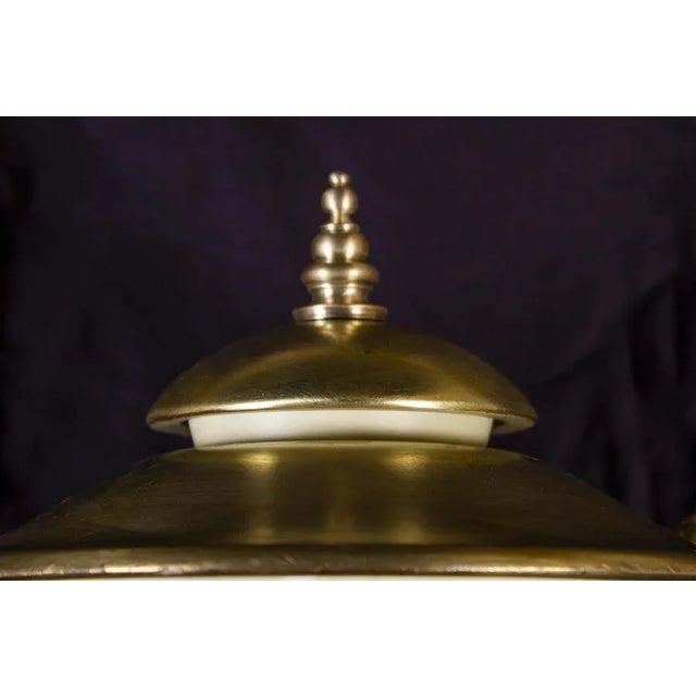 Gold Ivory Painted and Brass Sconces or Wall Lights in the Style of Carlo Scarpa, 1940s, Set of 2 For Sale - Image 8 of 14