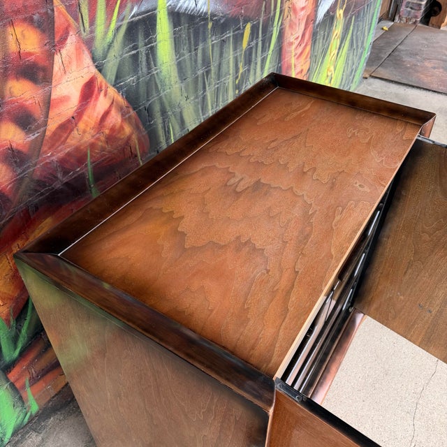 James Mont Hellum Furniture Company Highboy Dresser in James Mont Style For Sale - Image 4 of 12