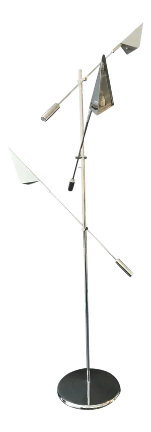 Chrome Floor Lamp by Harry Allen for Kovacs Lighting