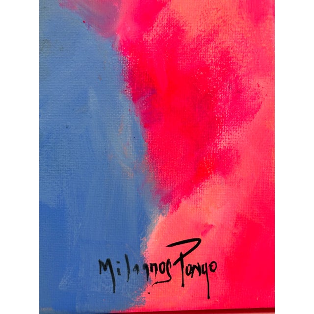 2020s "Paradise in the Other Corner", Milagros Pongo Original, Mixed Media For Sale - Image 5 of 8