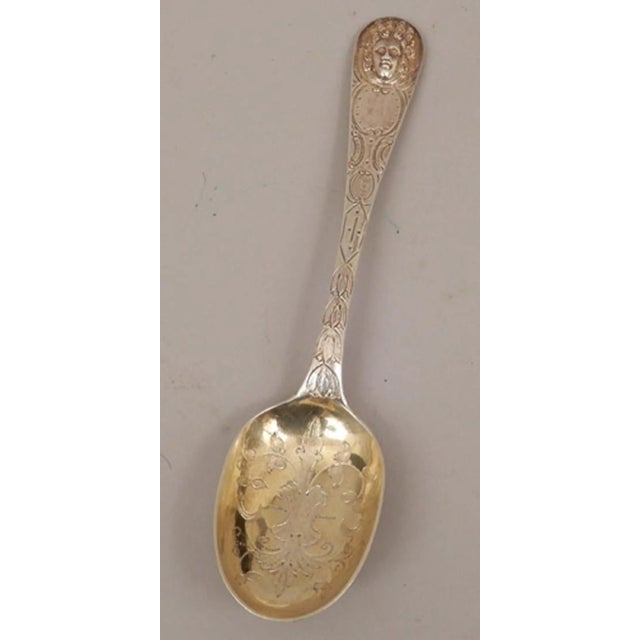 18th Century Period Louis XVI Sterling Table Spoon, Paris, 1789 For Sale - Image 5 of 12