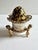 Asian Lovely Vintage Egg w/Painted Enamel Birds In Porcelain Dish & Brass Cherub Stand For Sale - Image 3 of 17