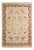 Mogul Collection Hand-Knotted Area Rug - Yellow 6' 2" x 9' 1" For Sale