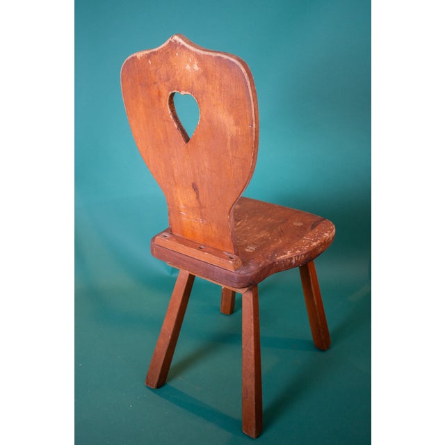 Traditional antique mountain chair from Vermont. Crafted from maple, this example has developed a beautiful patina over...