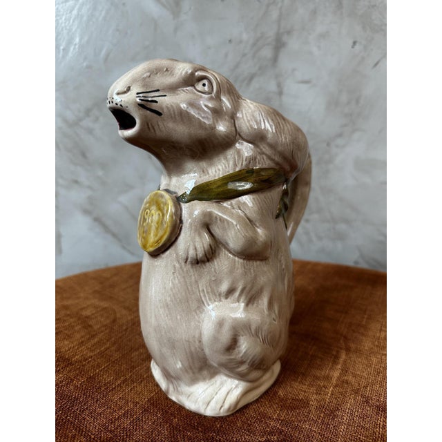Early 20th Century Antique Earthenware Pitcher, 1900 For Sale - Image 5 of 9