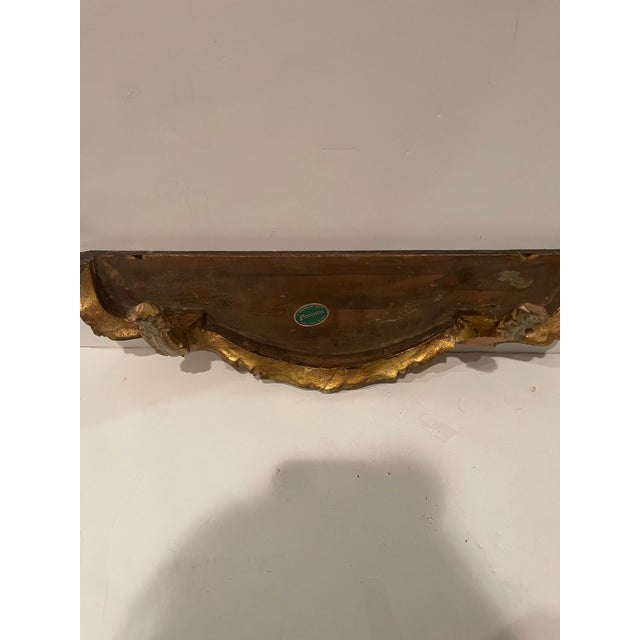 Off-white 1970s Florentine Decorative Wall Shelf For Sale - Image 8 of 10