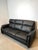 This elegant black leather sofa set combines timeless design with outstanding seating comfort. Upholstered in high-quality...