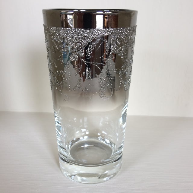 Mid-Century Modern Dorothy Thorpe Style Grape Pattern Silver