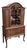 Queen Anne Mahogany China Cabinet, Antique For Sale