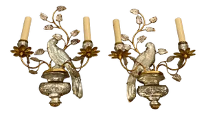 1940’s French Bird Sconces - A Pair