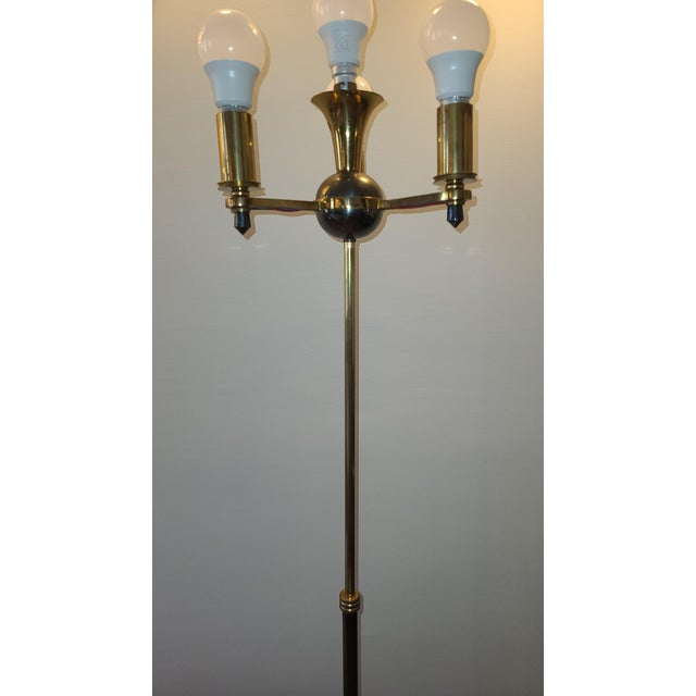 Floor lamp from the Petitot workshop created in 1860 by the father and which the son modernized during the Art Deco period...