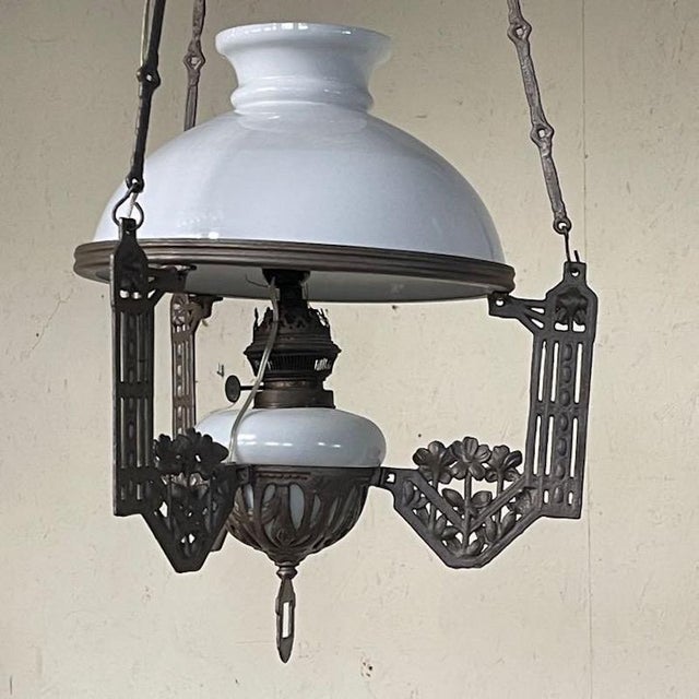 Antique Liberty Chandelier with Ups and Downs, 1920s For Sale - Image 10 of 14