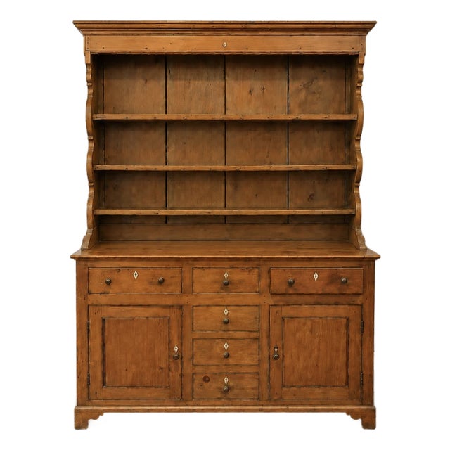 Vintage Welsh Oak Hutch For Sale