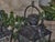 Mid 20th Century English Country House Iron Lanterns with Glass Panels, Unwired - a Pair For Sale In Atlanta - Image 6 of 8