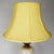 Early 20th Century Yellow and White Marbled Murano Art Glass Table Lamp With Shade For Sale - Image 5 of 7