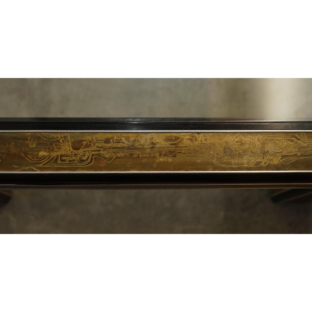 Mid-Century Modern Acid Etched Coffee Table by Bernhard Rohne For Sale - Image 14 of 18