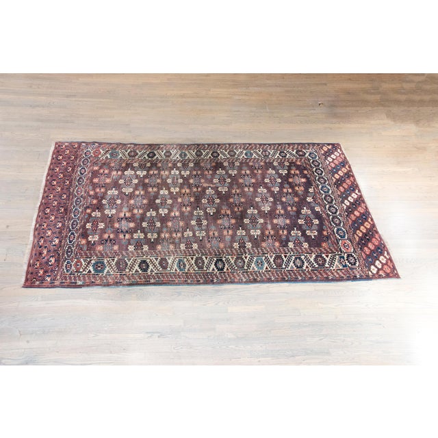 Early 20th Century Persian Turkmen Rug For Sale - Image 14 of 14