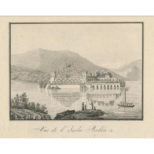 Lake Maggiore View, 1830s, Lithograph on Paper For Sale - Image 5 of 10
