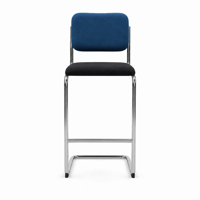 2020s Knoll Cesca Fully Upholstered Counter Stool by Marcel Breuer (Brand New) For Sale - Image 5 of 6