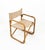Mid-Century Bamboo and Fabric Director's Folding Chairs, Italy, 1960s, Set of 2 For Sale - Image 6 of 18