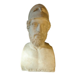 Plaster Bust of Pericles For Sale