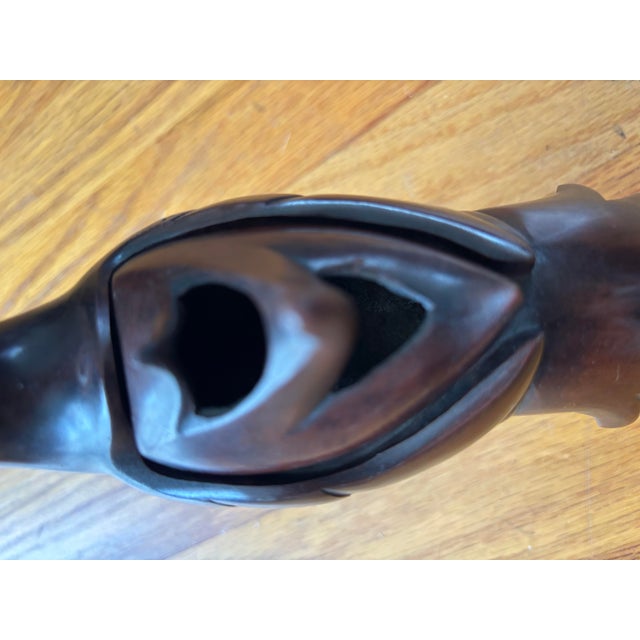 Vintage Japanese Patinated Bronze Peacock Incense Burner For Sale - Image 4 of 11