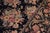 1990s Elegant Kashan Pak-Persian Black/Gold Wool Rug - 8'11'' X 12'1'' For Sale - Image 5 of 9