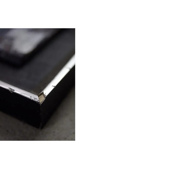 Brutalist Oil on Canvas, Unknown Artist, 1970s For Sale - Image 7 of 9