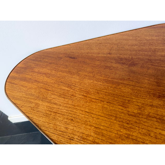 Large Mid-Century Modern Asymmetrical Wooden Coffee Table, 1960s For Sale - Image 10 of 12