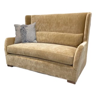 Lancaster Transitional Selene Settee For Sale