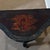 1970s Asian Carved Dragon Wood Console Table Glossy Black/Red Triangular 28 X 15 X 27 For Sale - Image 4 of 5