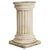 French Fluted Stone Pedestal, 1960s For Sale