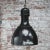 Vintage Industrial Black Enamel and Brass Pendant Light, 1950s For Sale - Image 4 of 5