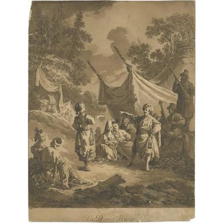Jean Baptist Le Prince, Russian Dance, 1769, Print For Sale