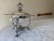 Mid 20th Century Ornate Silver Plated Chafing Dish Food Warmer with Burner, Stand, Chafing Dish & Lid, and Removable...