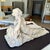 19th-Century Italian White Marble Sculpture Reclining Nymph Woman For Sale - Image 14 of 18