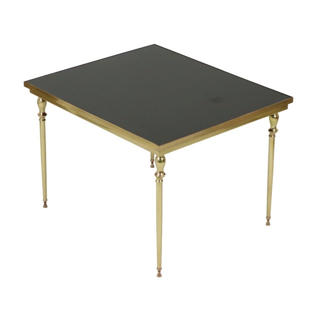Vintage Brass and Copper Coffee Table from Maison Jansen, 1960s For Sale - Image 9 of 14