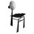 Black Tsukimi Chair Japanese Moon Celebration in Metal and Wood by Frederic Gaillard For Sale - Image 8 of 8
