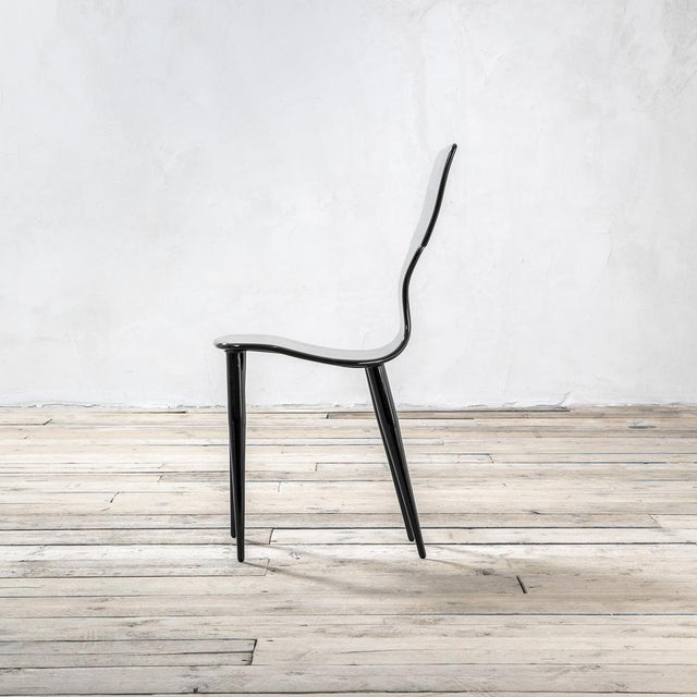 Mid-Century Modern Vintage Chairs by Piero Fornasetti, 1950s, Set of 4 For Sale - Image 3 of 8