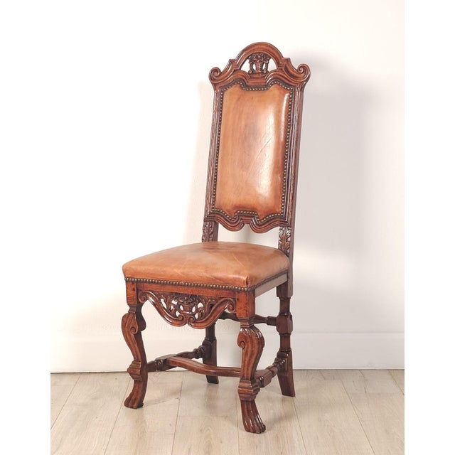Norwegian Baroque Chair, Circa 1700 For Sale - Image 4 of 11