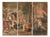 After Pierre Puvis de Chavannes, The Evolution of Man, 1890s, Oil Painting on Canvas, Set of 3 For Sale