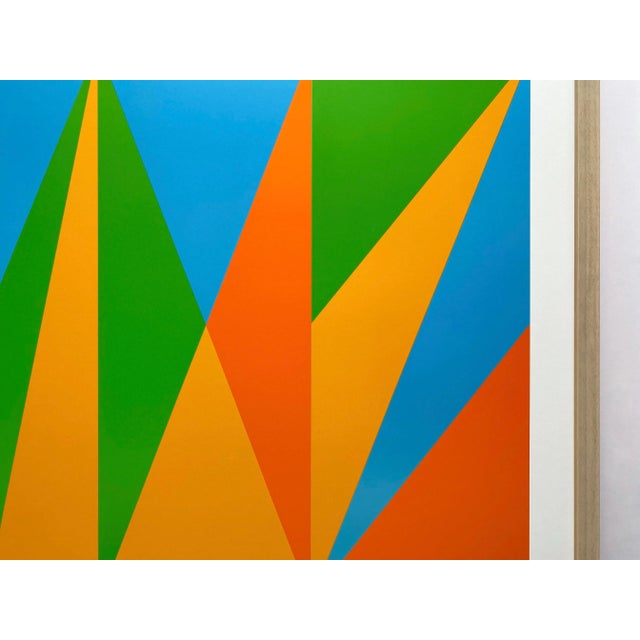 Max Bill Vintage 1992 Serigraph Silkscreen Print Framed Large Modernist Exhibition Poster For Sale - Image 10 of 12