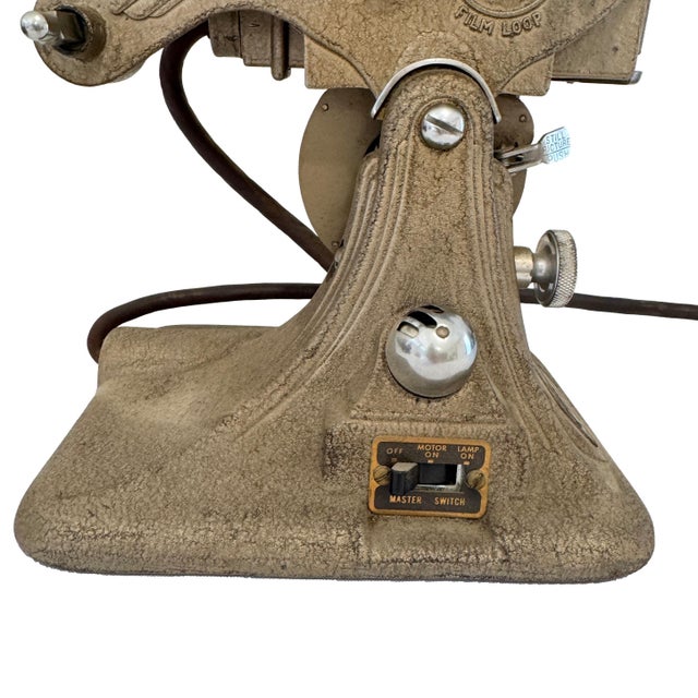 1930s Art Deco Keystone Model a-82 Cast Iron 16mm Movie Projector For Sale - Image 11 of 18