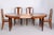 Art Deco Dining Set in Walnut and Mahogany by Paul Follot, France, 1920s, Set of 7 For Sale - Image 10 of 18