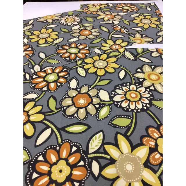 Flower Power Fabric Remnants 70’s For Sale - Image 9 of 11