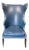 Dennis and Leen Highback English Leather Wingchair For Sale